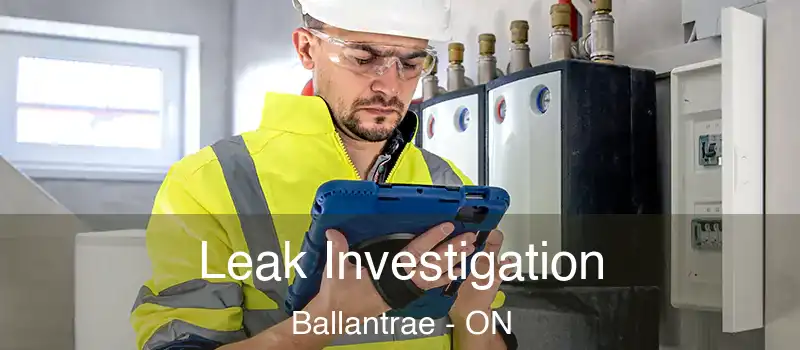 Leak Investigation Ballantrae - ON
