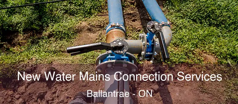  New Water Mains Connection Services Ballantrae - ON
