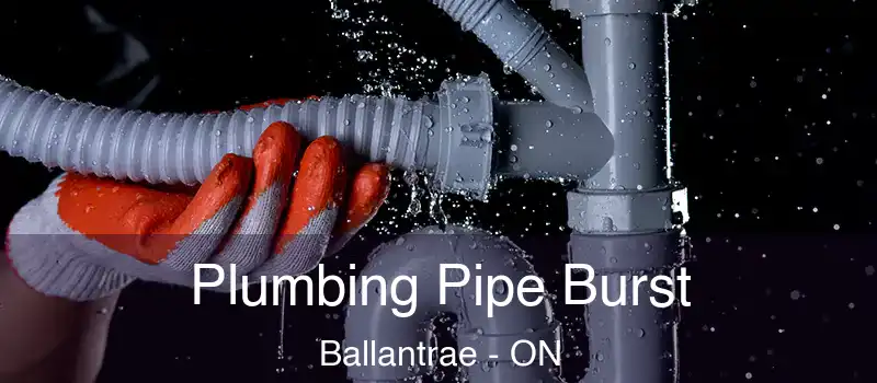  Plumbing Pipe Burst Ballantrae - ON